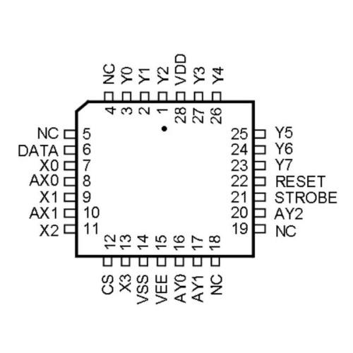 изображение Микросхема MT8806AP1 Analog Audio/Video Crosspoint 45MHz 8 x 4 28-Pin PLCC Tube магазин Компании Интерком-НН фото 2 картинка MT8806AP1 Микросхема Analog Audio/Video Crosspoint 45MHz 8 x 4 28-Pin PLCC Tube от магазина Интерком-НН фото 2