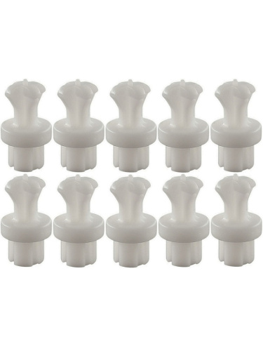 картинка Хвостовик 10шт для ножа измельчителя тип 2 (увеличенный ободок) белый блендера Redmond, RED, Polaris от магазина Интерком-НН