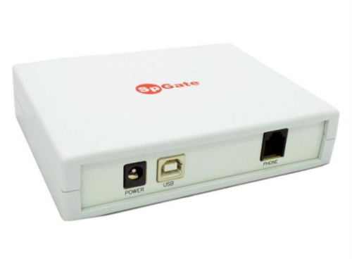 картинка SpGate 3G GSM-Шлюз для подключения аналогового телефонного аппарата или офисной АТС к сотовой сети  от магазина Интерком-НН фото 2