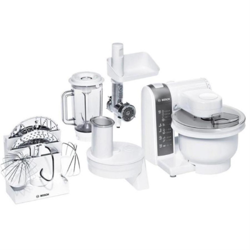 картинка Bosch MUM 4855 Кухонная машина (блендер, мясорубка, нарезка, взбивание) 600Вт, чаша 3,9л, 12250 об/м от магазина Интерком-НН