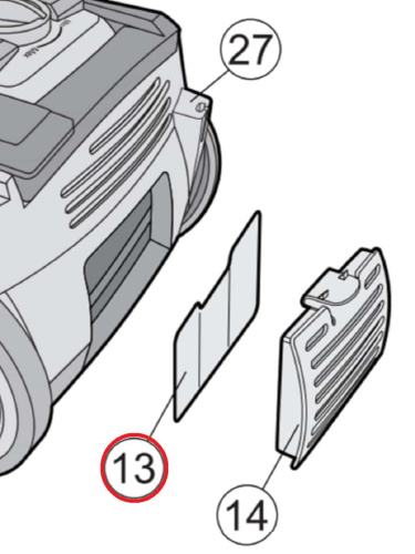 картинка Vitek VT-1833-FLV13 фильтр выходной 5шт для пылесоса VT-1833, VT-8100 от магазина Интерком-НН фото 2