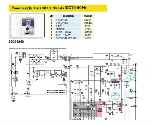 изображение Рем комплект THOMSON для CHASSIS ICC19-50HZ 35081940 магазин Компании Интерком-НН фото 2 картинка THOMSON Рем комплект 35081940 для CHASSIS ICC19-50HZ от магазина Интерком-НН фото 2
