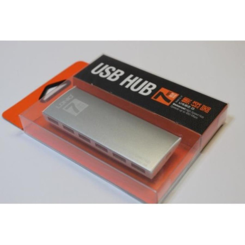 изображение Разветвитель на 7 портов USB hub (серебро) магазин Компании Интерком-НН картинка Разветвитель на 7 портов USB hub (серебро) от магазина Интерком-НН
