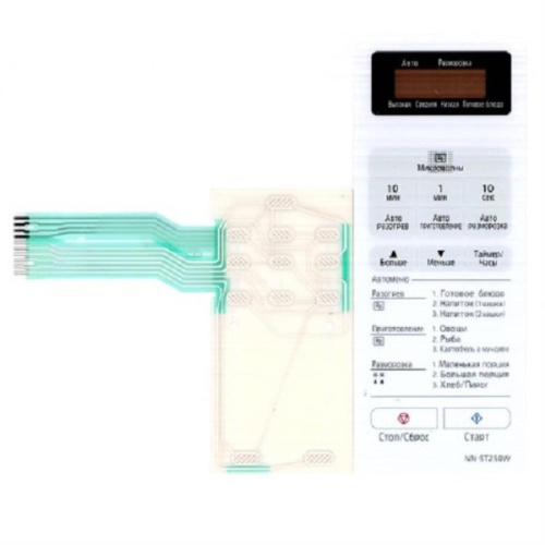 картинка Panasonic A630Y7W70HZP Сенсорная панель для микроволновой СВЧ печи NN-ST250W ZPE от магазина Интерком-НН фото 2