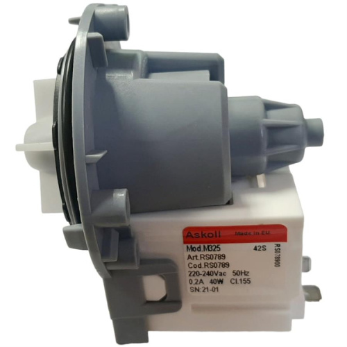 картинка Askoll RS0789 сливной насос (помпа) M325 40Вт 0,2А для стиральной машины  от магазина Интерком-НН фото 3