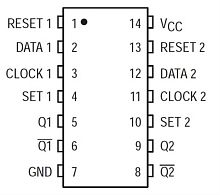 картинка ON Semiconductor MC74HC74AN Микросхема от магазина Интерком-НН