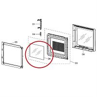 картинка Panasonic Z3145BA00EP защитная пленка на дверь для микроволновой печи (СВЧ) NN-GD382S, NN-GD392S от магазина Интерком-НН