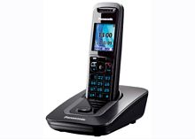картинка Panasonic KX-TG8411RUT - Беспроводной телефон DECT (радиотелефон) , цвет: темно-серый металлик  от магазина Интерком-НН