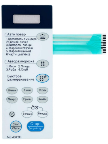 картинка LG 3506W1A458A Сенсорная панель управления СВЧ печи MB-4042H от магазина Интерком-НН фото 2