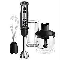 картинка Redmond RHB-2913 Погружной блендер 1200 Вт, регулировка оборотов, режим "турбо", черный-нержавеющая  от магазина Интерком-НН