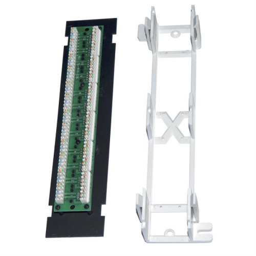 картинка PL-12-C5E-WL патч-панель настенная RJ-45, Cat.5е, 12 портов с подставкой от магазина Интерком-НН фото 2