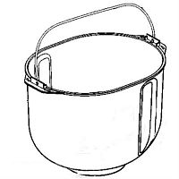 картинка Panasonic ADA12B211 форма для выпечки хлеба (в сборе с механизмом) хлебопечки SD-ZP2000KTS от магазина Интерком-НН