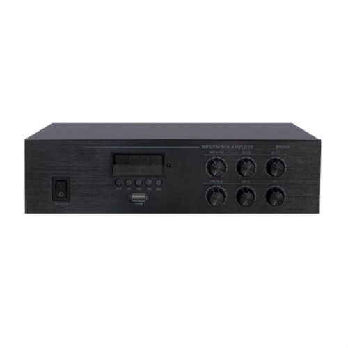картинка Zvon УН-1090 Трансляционный усилитель 90Вт, USB, Bluetooth, FM радио от магазина Интерком-НН