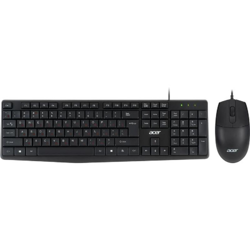 картинка Acer OMW141 клавиатура+мышь проводная компьютерная USB (черная) от магазина Интерком-НН