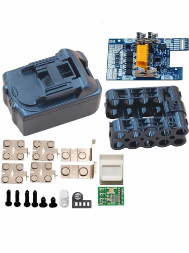 картинка BL18600 Корпус для самостоятельной сборки аккумулятора MAKITA 18V под 18650x10 с защитой  от магазина Интерком-НН