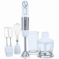 картинка HiSTORY IHB-526 блендер погружной 1000Вт, регулировка оборотов, режим турбо белый от магазина Интерком-НН