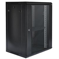 картинка Шкаф настенный 12U серия WM (570х450х635), разборный, черный Netko от магазина Интерком-НН