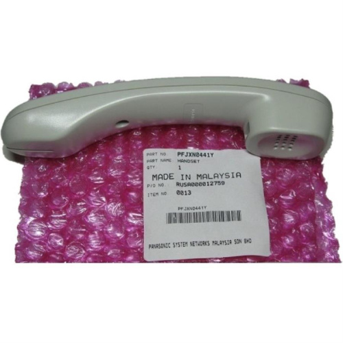 картинка Panasonic PFJXH0530Z телефонная трубка для KX-FP141, KX-FP143, KX-FP145, KX-FP148 цвет: серый от магазина Интерком-НН