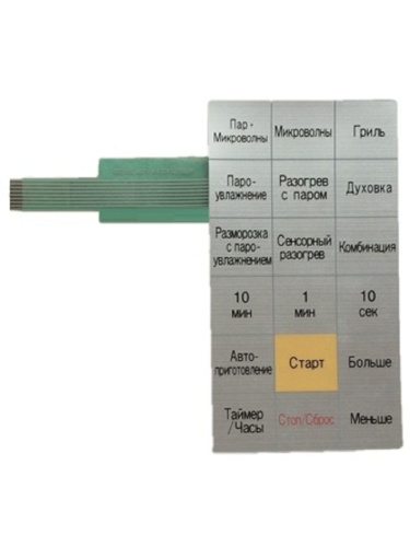 картинка Panasonic F630Y7J70SZP Сенсорная панель на русском для СВЧ, микроволновой печи NN-GS595A от магазина Интерком-НН