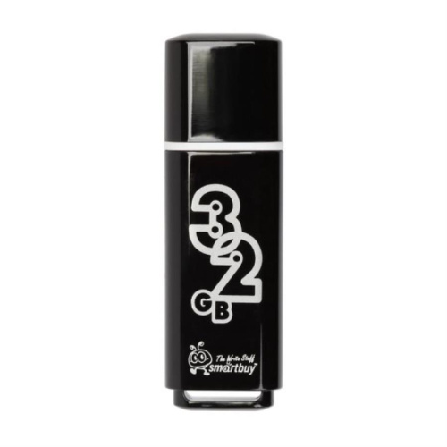 картинка Память USB 32Gb Smart Buy Glossy черный 2.0 (SB32GBGS-K) от магазина Интерком-НН фото 2