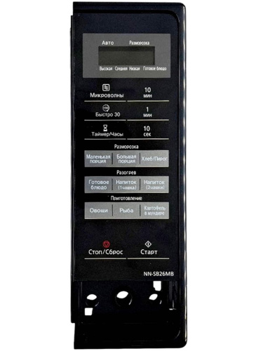 картинка Panasonic SB26MB-PNV панель передняя в сборе с сенсорной панелью для микроволновой печи NN-SB26MBZPE от магазина Интерком-НН