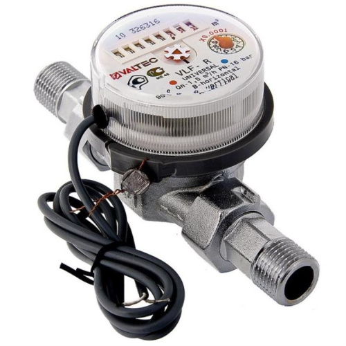 картинка VALTEC VLF-15U-I Водосчетчик универсальный (холодная, горячая вода) с импульсным выходом от магазина Интерком-НН