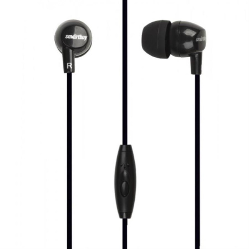 картинка Smartbuy SBH-100 Универсальная мобильная гарнитура Smartbuy, ONE черная от магазина Интерком-НН