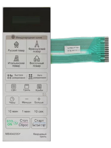 картинка LG MFM62977005 Сенсорная панель управления СВЧ MH6043D белый от магазина Интерком-НН фото 2