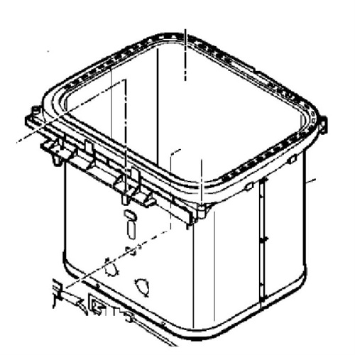 картинка Panasonic ADE96-145-H Корпус обогревателя для хлебопечи SD-254, SD-255, SD-256, SD-257 от магазина Интерком-НН фото 4