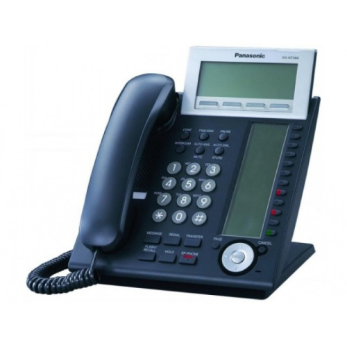 картинка Panasonic KX-NT366RU-B Системный IP-телефон (черный),  от магазина Интерком-НН
