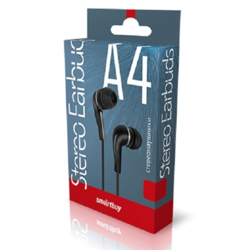 картинка Smartbuy SBE-011K Внутриканальные наушники, черные от магазина Интерком-НН фото 2