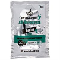 картинка Bragman 48 Universal Turbo Спиртовые турбо дрожжи 135г от магазина Интерком-НН