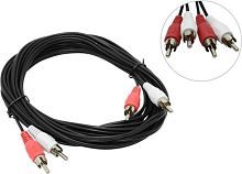 картинка Шнур аудио-видео 2RCA-2RCA ( длина 3 м, сборный) Cabletech от магазина Интерком-НН