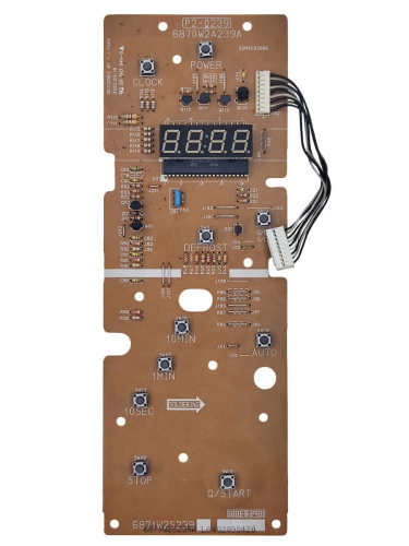 картинка LG 6871W2S239A БУ (USED) Плата управления для микроволновой печи MS-196U от магазина Интерком-НН