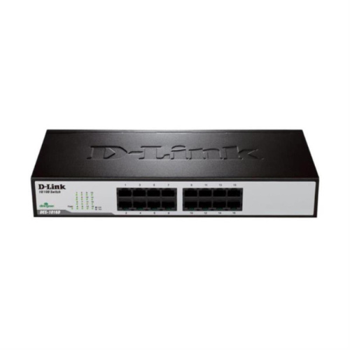 изображение Неуправляемый коммутатор DES-1016D/I1A D-Link с 16 портами 10/100BASE-TX и функцией энергосбережения магазин Компании Интерком-НН картинка D-Link DES-1016D/I1A Неуправляемый коммутатор с 16 портами 10/100BASE-TX и функцией энергосбережения от магазина Интерком-НН