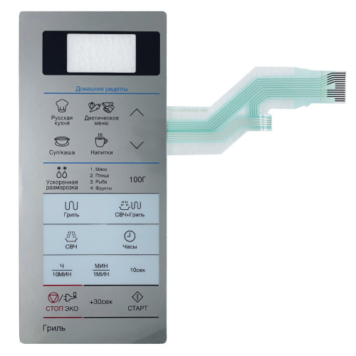 картинка Samsung DE34-00438C сенсорная панель управления для микроволновой печи (СВЧ) GE83KRS-1 от магазина Интерком-НН фото 3