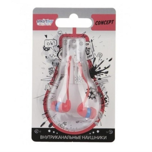 картинка Smartbuy CONCEPT SBE-320 Внутриканальные наушники, розовые от магазина Интерком-НН