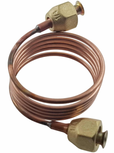 картинка Трубка медная капиллярная CTN-90 с гайками 1/4", длина 90см от магазина Интерком-НН фото 2