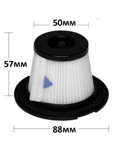 картинка HEPA фильтр для беспроводного ручного пылесоса Moosoo K17, Dibea C17, T6, T1 от магазина Интерком-НН фото 3