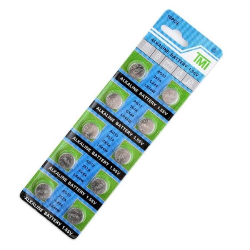 изображение Элемент питания TMI AG13 (LR44, CX44, 357A) Alkaline 1,5В, 10 штук магазин Компании Интерком-НН картинка TMI AG13 (LR44, CX44, 357A) элемент питания Alkaline 1,5В; 10 штук от магазина Интерком-НН