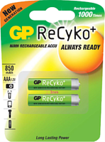 картинка Упаковка аккумуляторов 2шт GP 85AAAHCB Recyko 800mAh  от магазина Интерком-НН