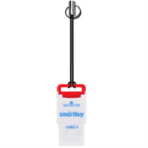 картинка Smartbuy SBR-707-R картридер (красный) для карт MicroSD от магазина Интерком-НН фото 2