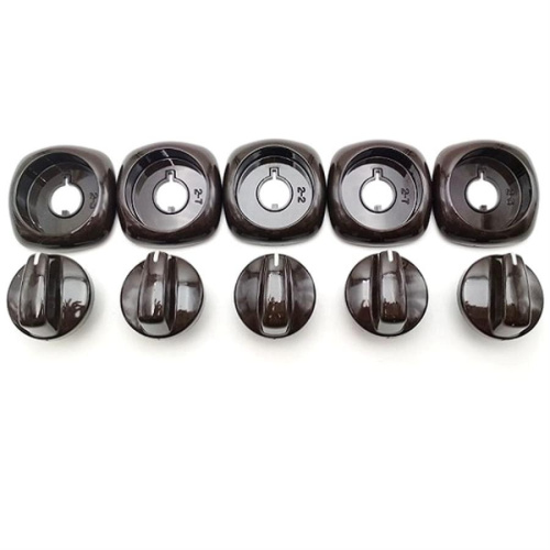 картинка Комплект ручек 5шт 01043106 для газовой плиты Gefest 6100 цвет коричневый от магазина Интерком-НН