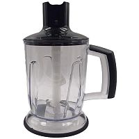 картинка Braun AX22110047 измельчитель в сборе (BC) 1250мл для блендера MQ7045X Multiquick 7, 9 черный от магазина Интерком-НН