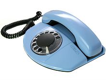 картинка Телта-308 Телефон с дисковым номеронабирателем (голубой) от магазина Интерком-НН