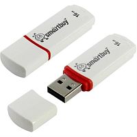 картинка Память USB 16Gb Smart Buy Crown белый 2.0 (SB16GBCRW-W) от магазина Интерком-НН