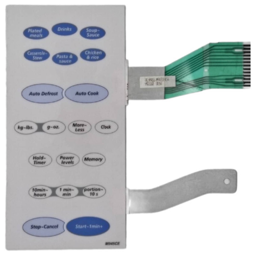 картинка Samsung DE34-00003B Сенсорная панель управления СВЧ печи M945CE английский от магазина Интерком-НН фото 2