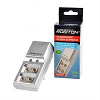 картинка Robiton 9V80 FAST Зарядное устройство для 1-2 Ni-MH или Li-Ion аккумуляторов типоразмера 9В «Крона» от магазина Интерком-НН