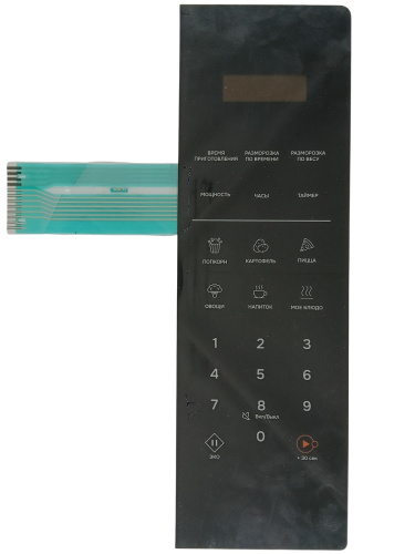 картинка WQ00749 17170000 A2530 сенсорная панель управления микроволновой печи СВЧ DEXP DMW-25E900M черный от магазина Интерком-НН