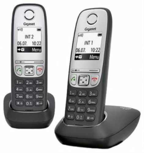картинка Р/Телефон Dect Gigaset A415 DUO RUS черный (труб. в компл.:2шт) АОН от магазина Интерком-НН фото 2